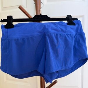 Lululemon Speed Up Low-Rise Lined Shorts 2.5" – Blue, Like New